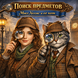 Поиск предметов: Мисс Холмс и её кот