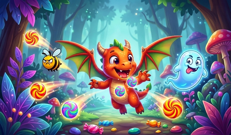 Candy Dragon: Endless Runner game cover