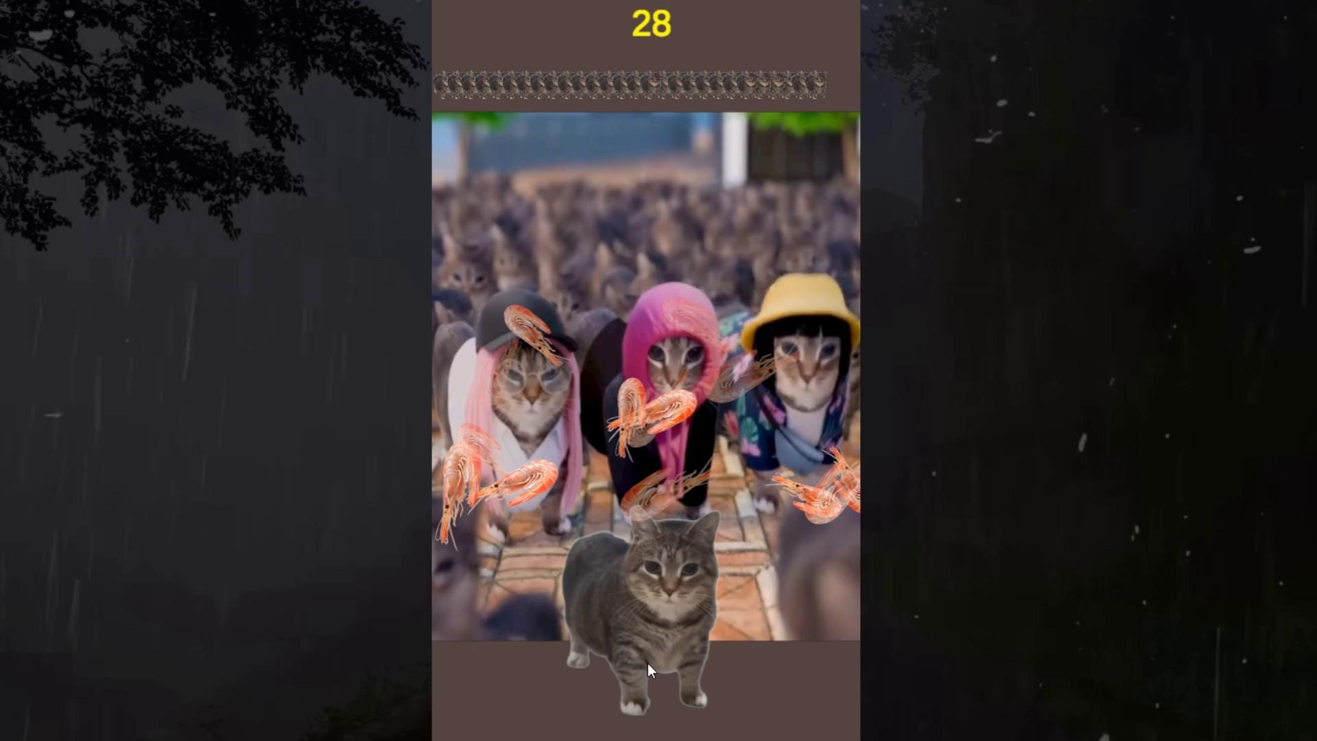 Feed the cats with memes screenshot