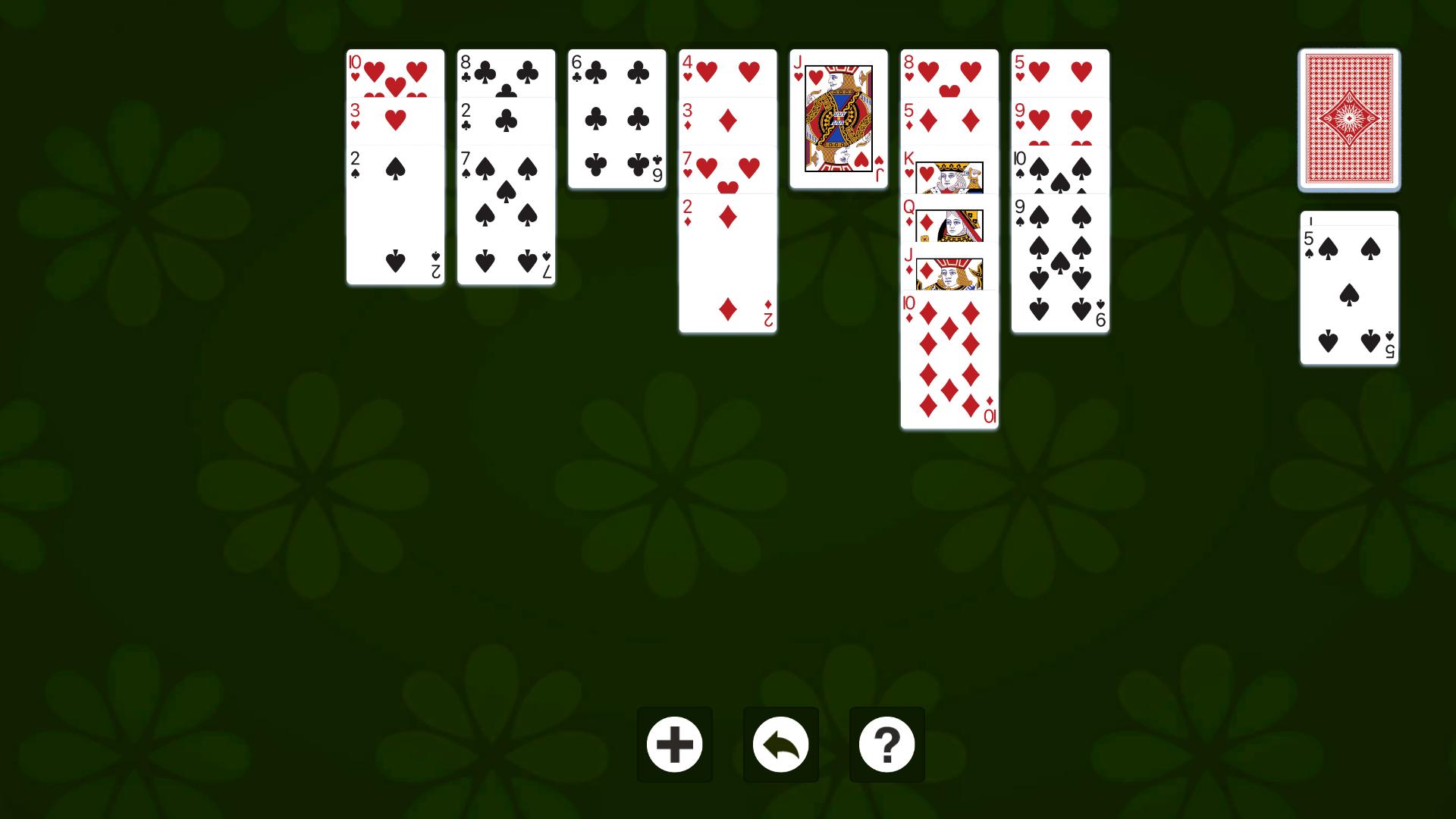 Пасьянс паутина — screenshot 1