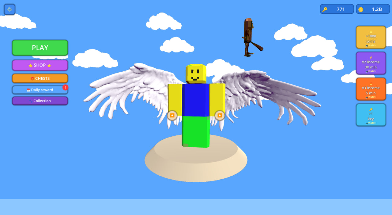 Obby: Upgrade Your Pet! +1 Per Second — screenshot 2