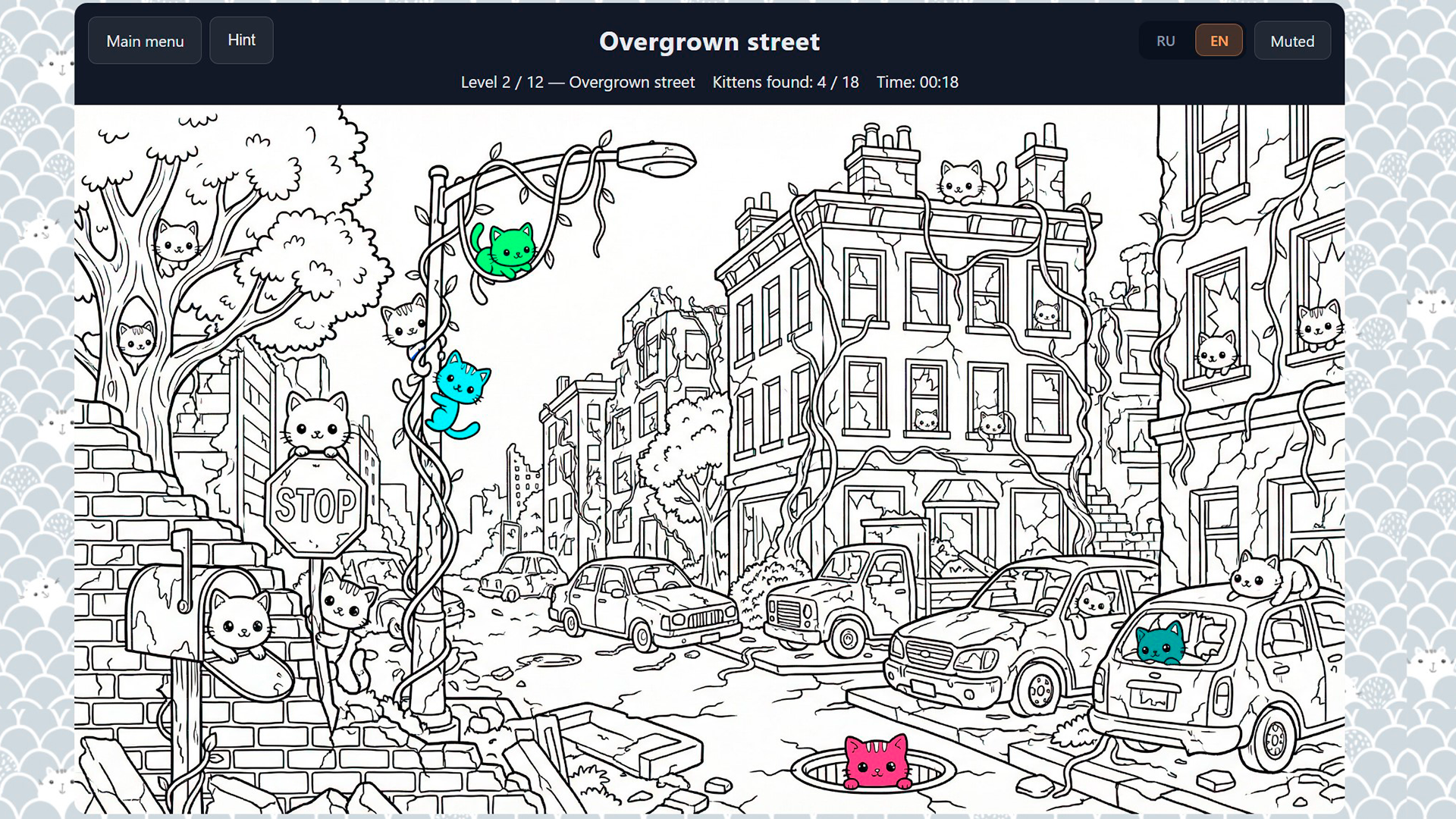 Find all the Kittens — screenshot 2