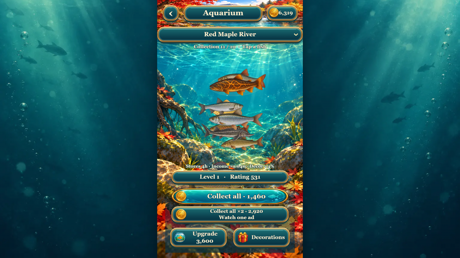 Fishing Cat: Dream Aquarium screenshot 4