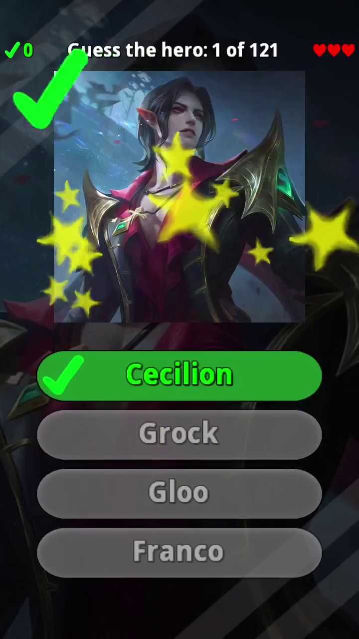 Mobile Legends heroes - quiz screenshot 9