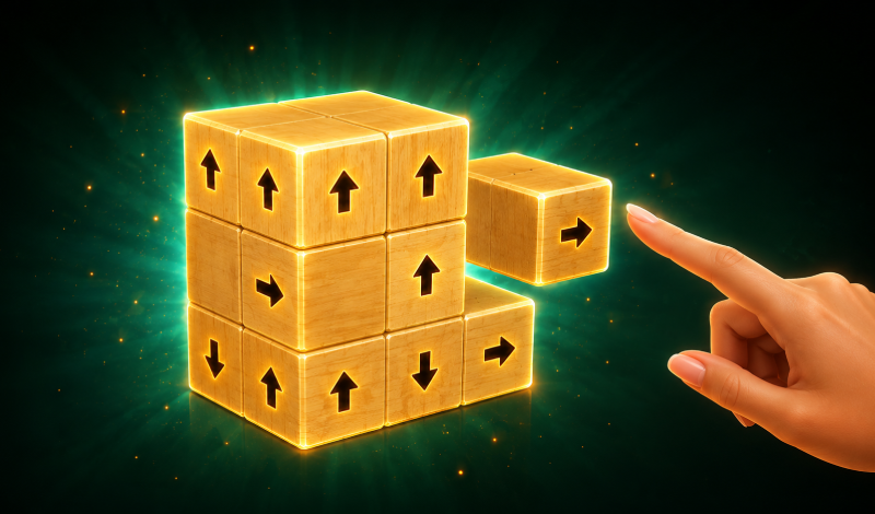 Tap 3D Blocks Away game cover
