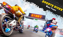 Sports Bikes Race Track