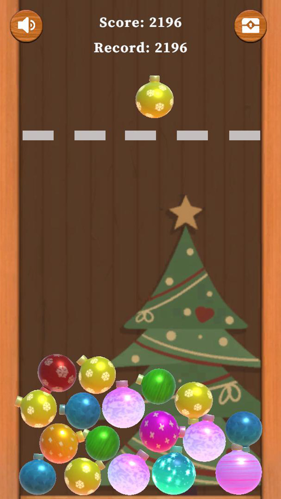 Merge Balls: New Year's Toys in 3D! screenshot 4