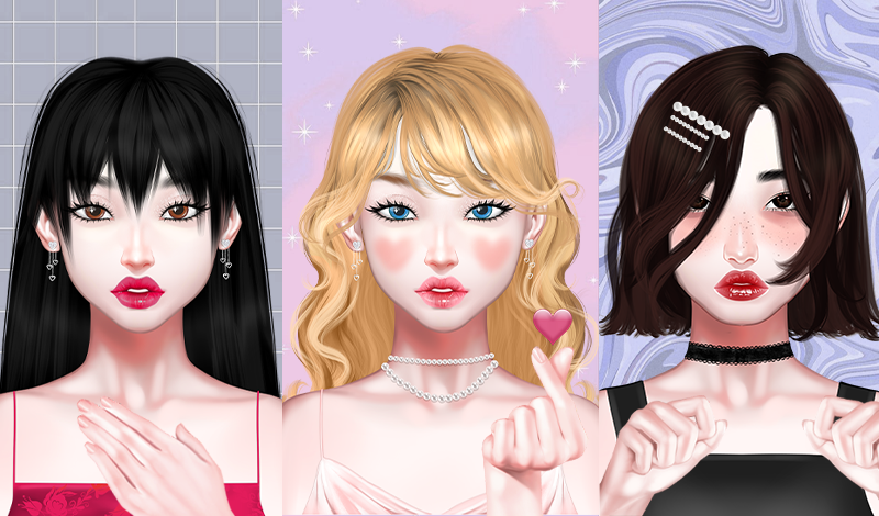 Live Avatar Maker: Girls game cover
