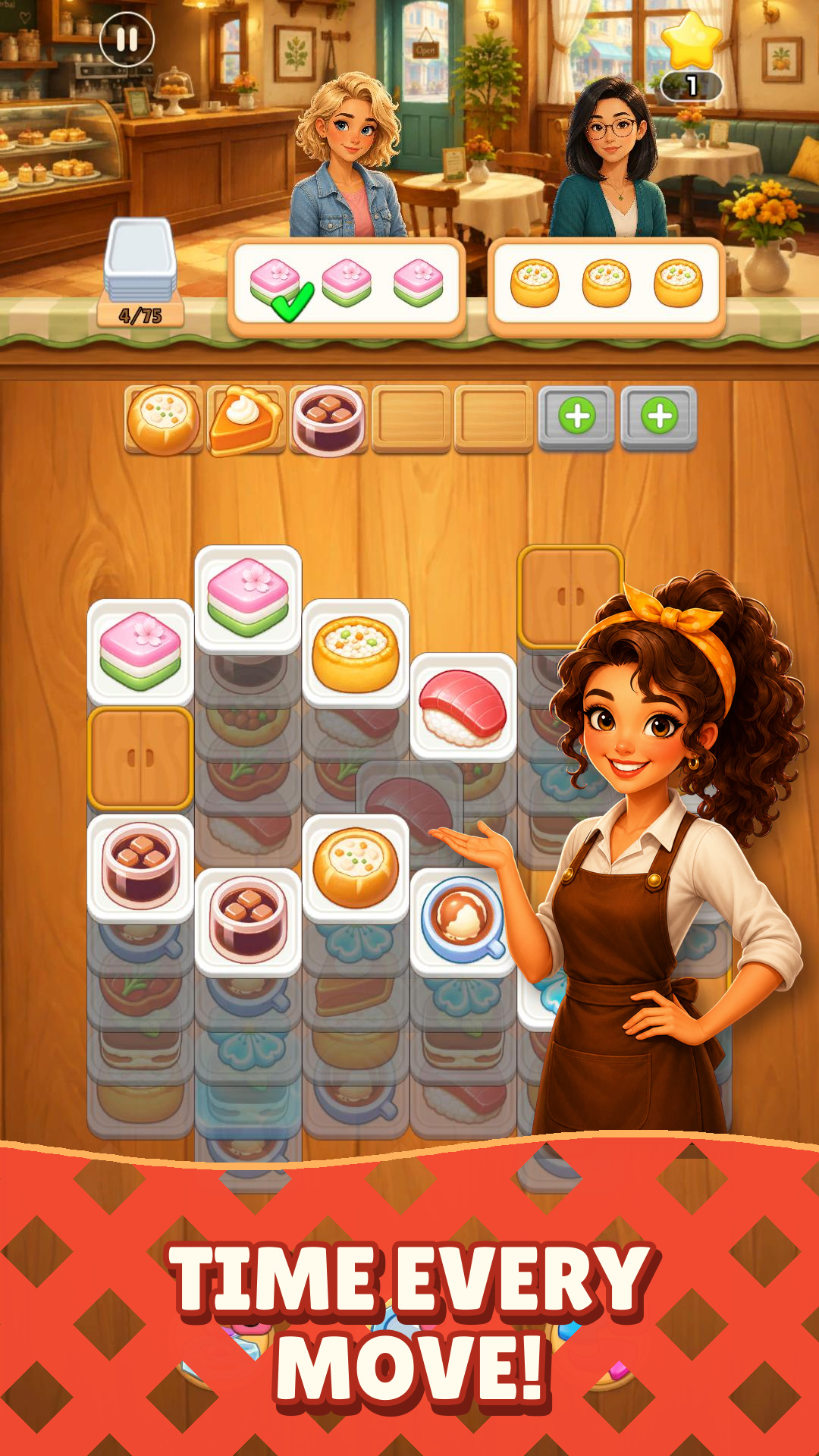 Tasty Tiles: Triple Match - Café screenshot 7