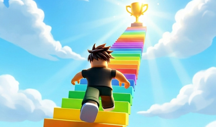 Obby: pump your jump power and collect cups