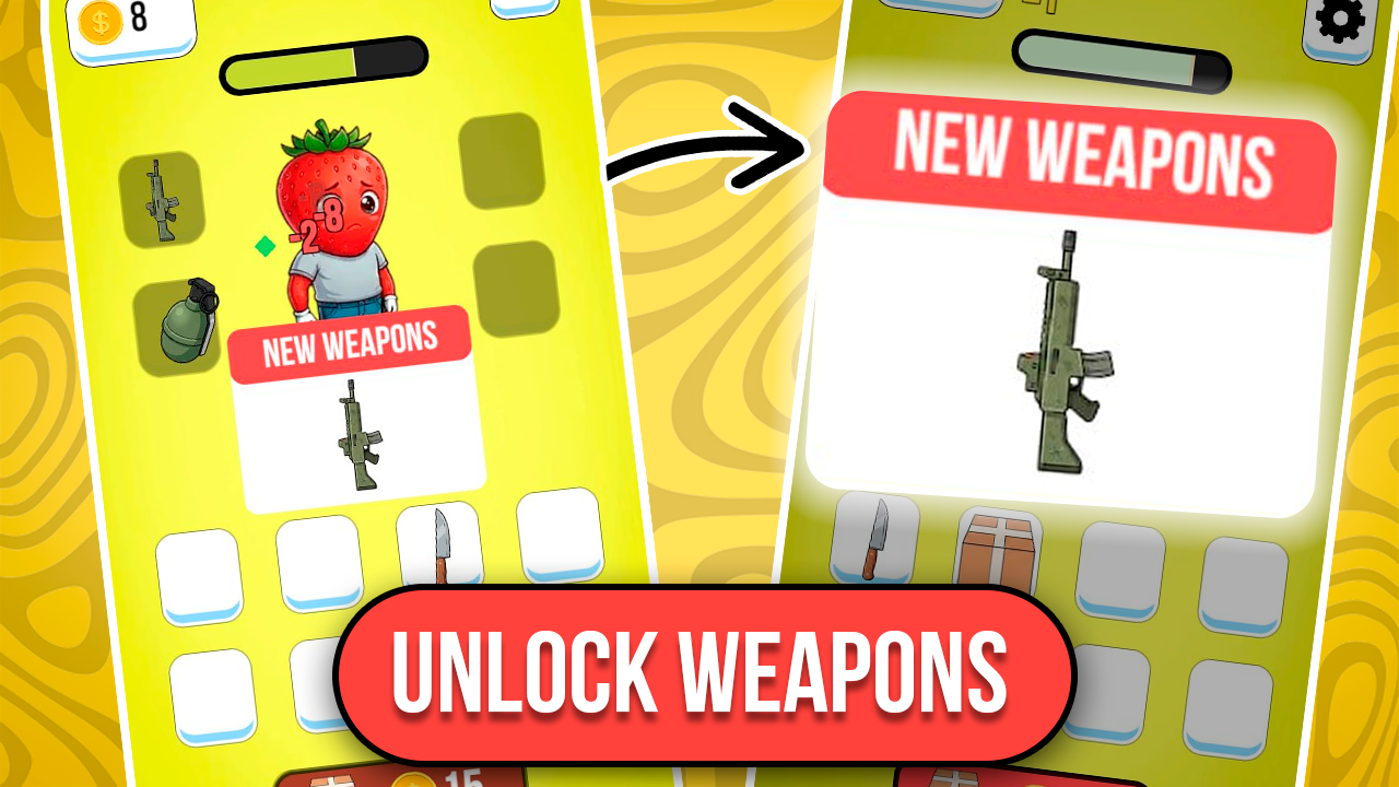 Gun Upgrading: Fruit Drama — screenshot 2