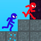 Игра Stickman Blockworld Parkour 2