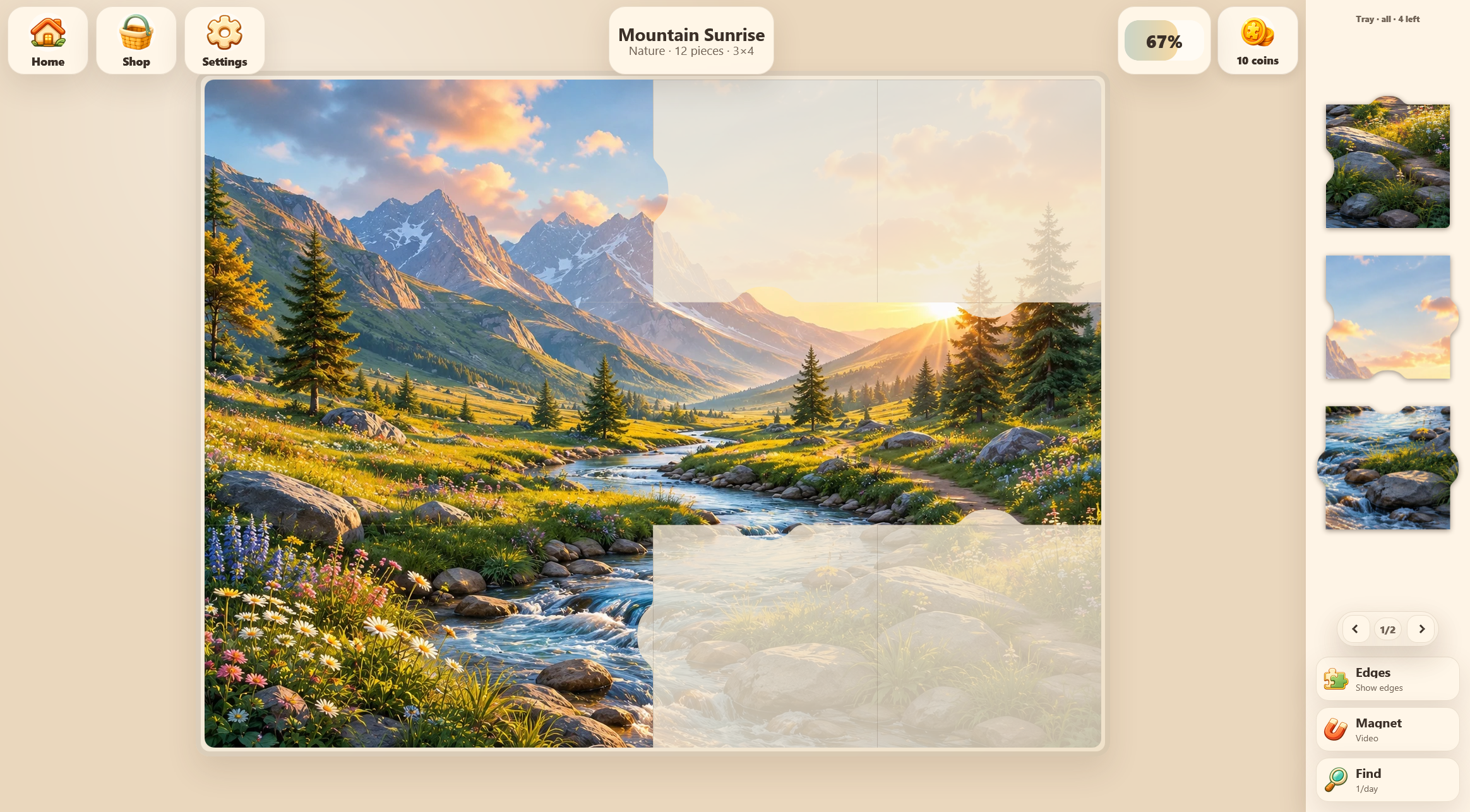 Cozy Puzzles: Daily Collection — screenshot 3