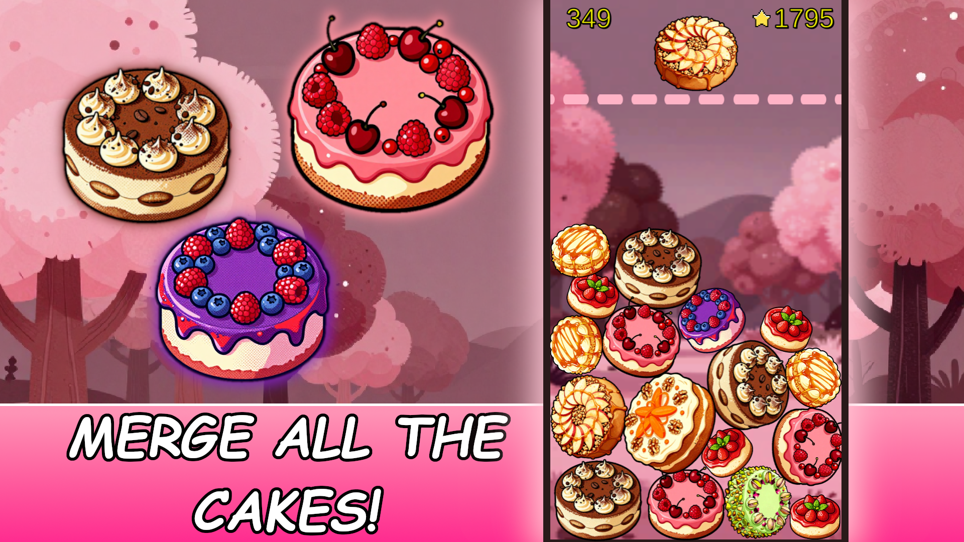 Merge Cakes! Sweet Relax — screenshot 2