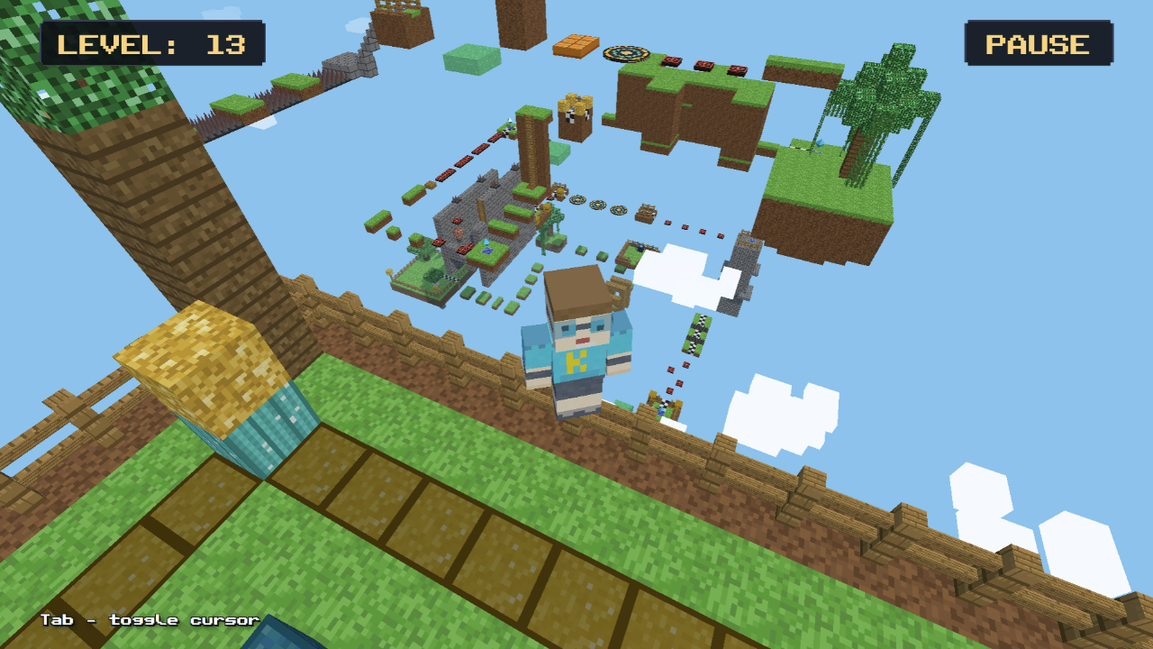 Qubie: Cloud Parkour — screenshot 3