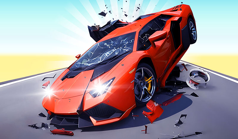 Hyper Cars Ramp Crash game cover