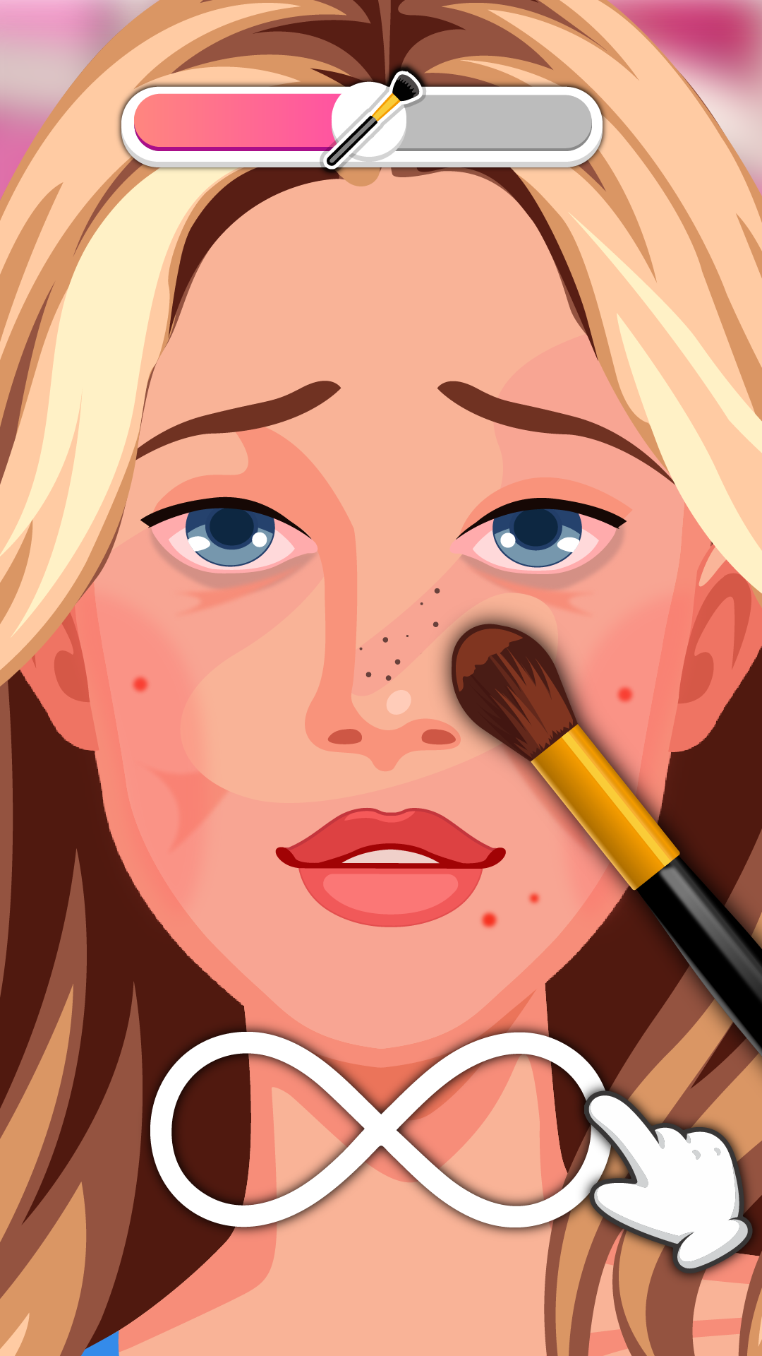 Makeup for friend ASMR screenshot 4