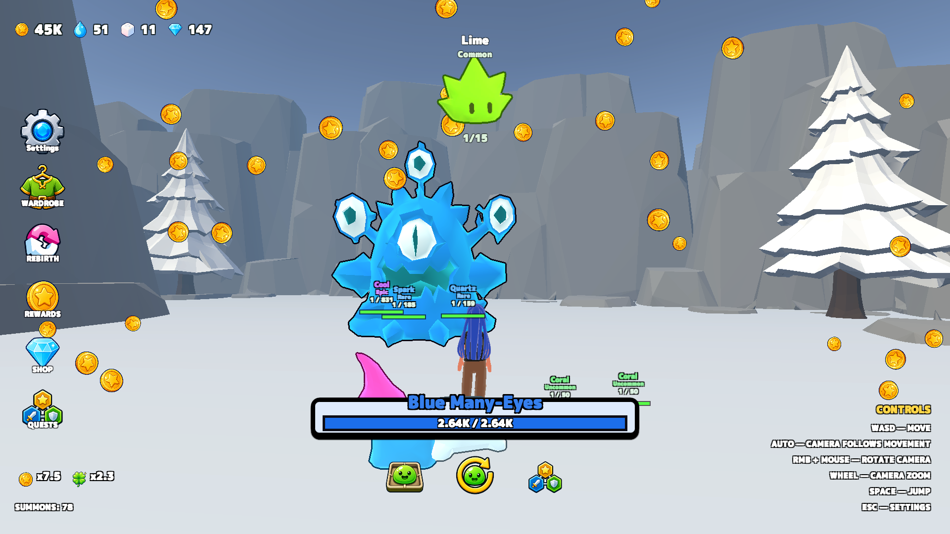 Random Slime Simulator — screenshot 2