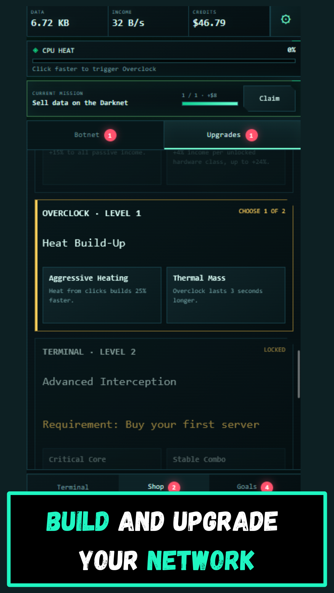 Hacker Clicker: Build Your Network screenshot 5