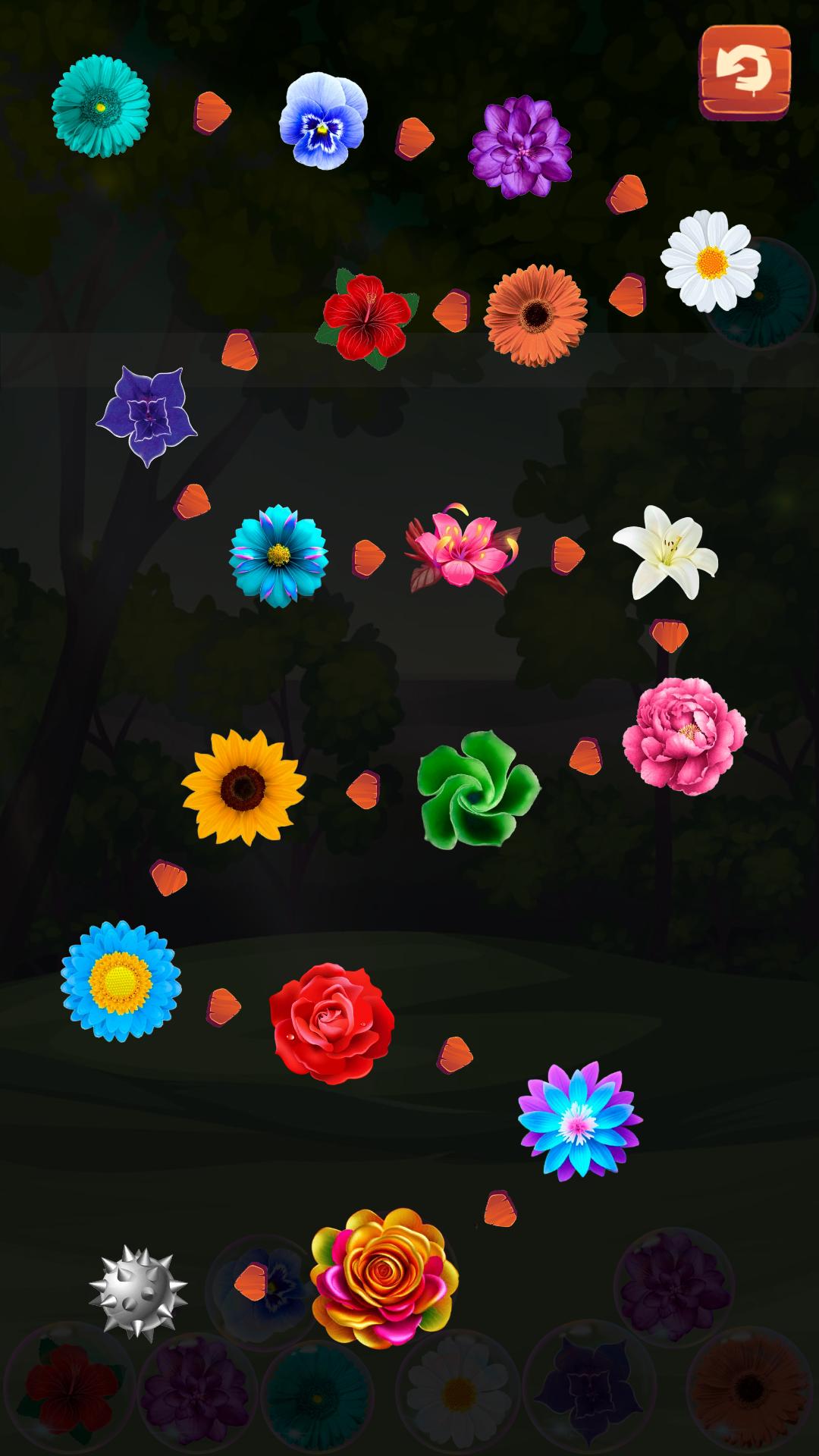 Connect the Flowers! Pop the Bubbles! 2048 screenshot 9