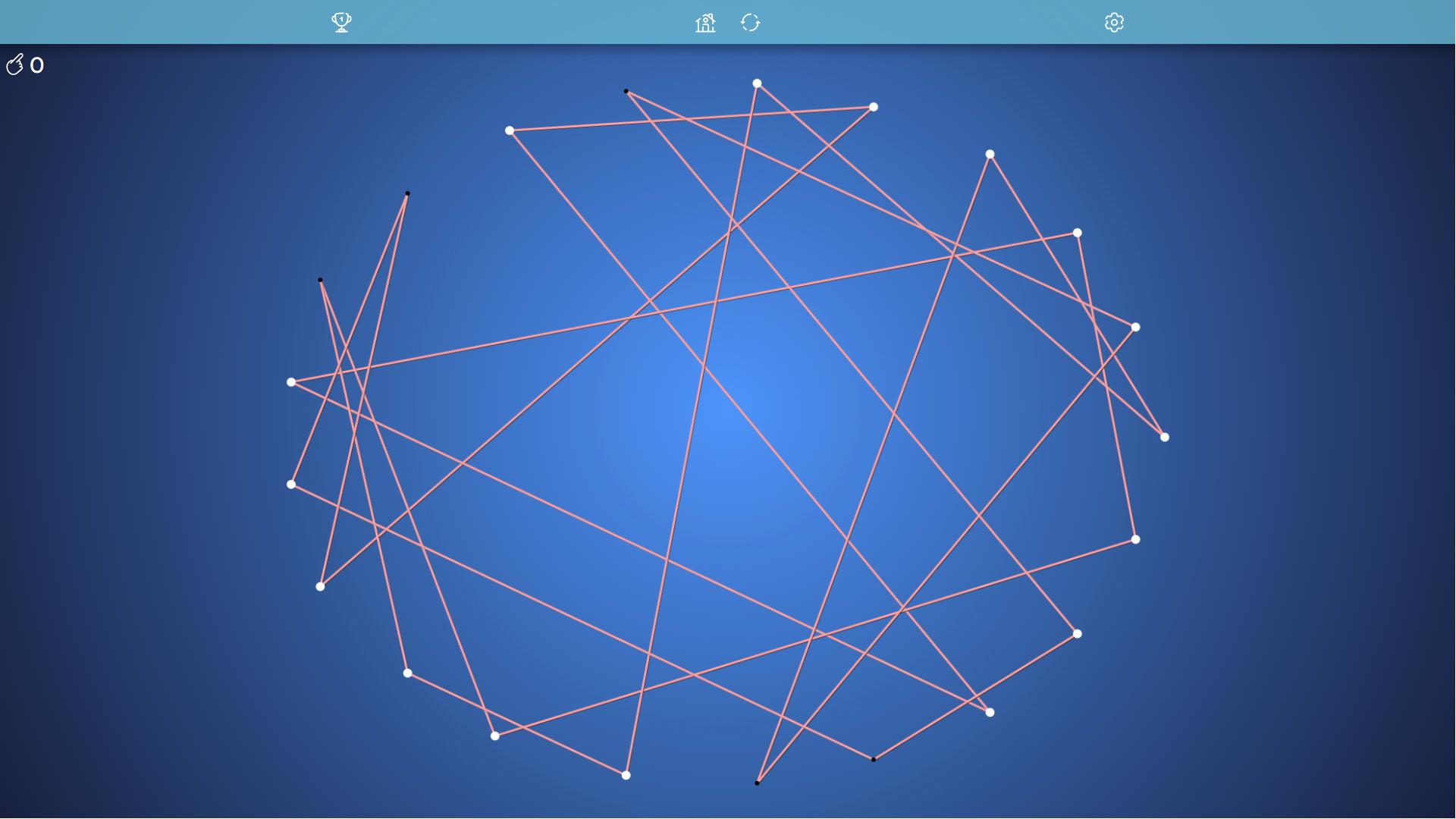 Tangled lines screenshot