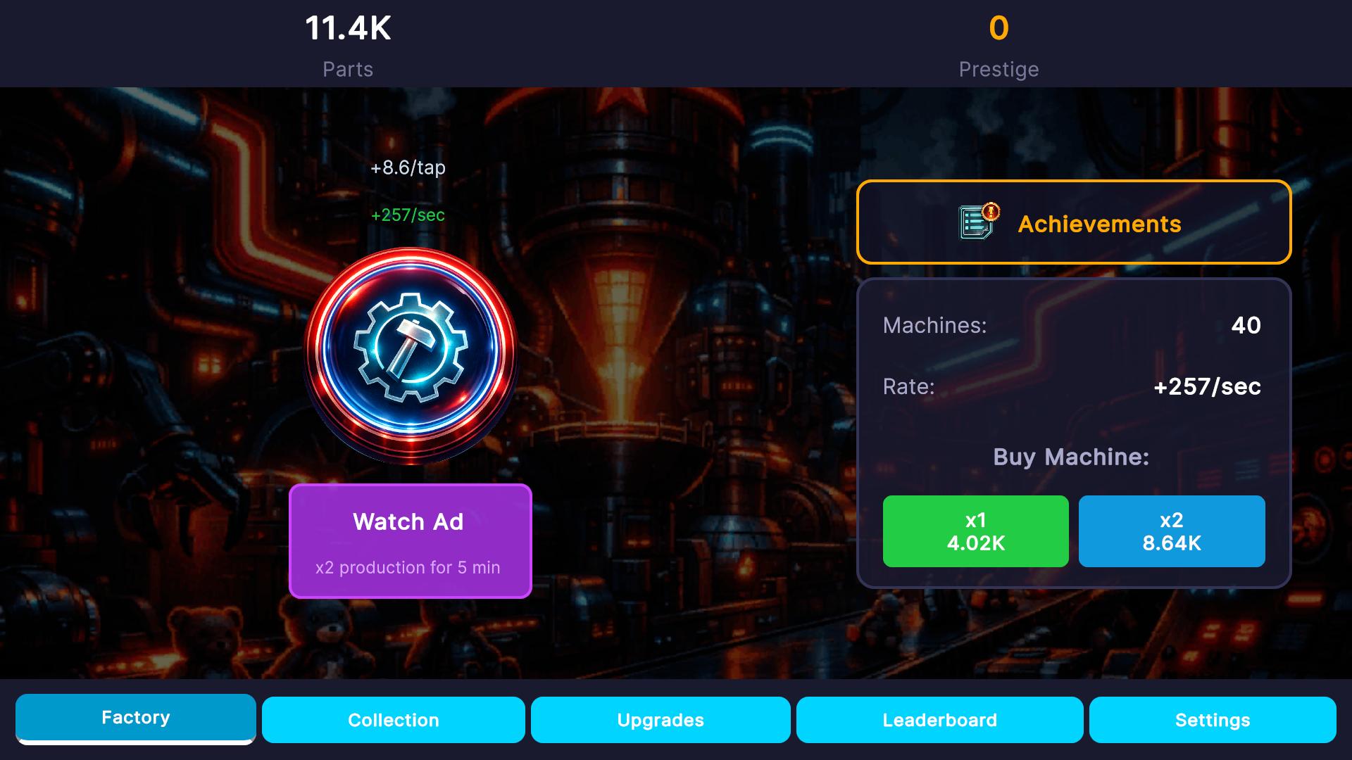 Kidult Collector: Idle Clicker — screenshot 1