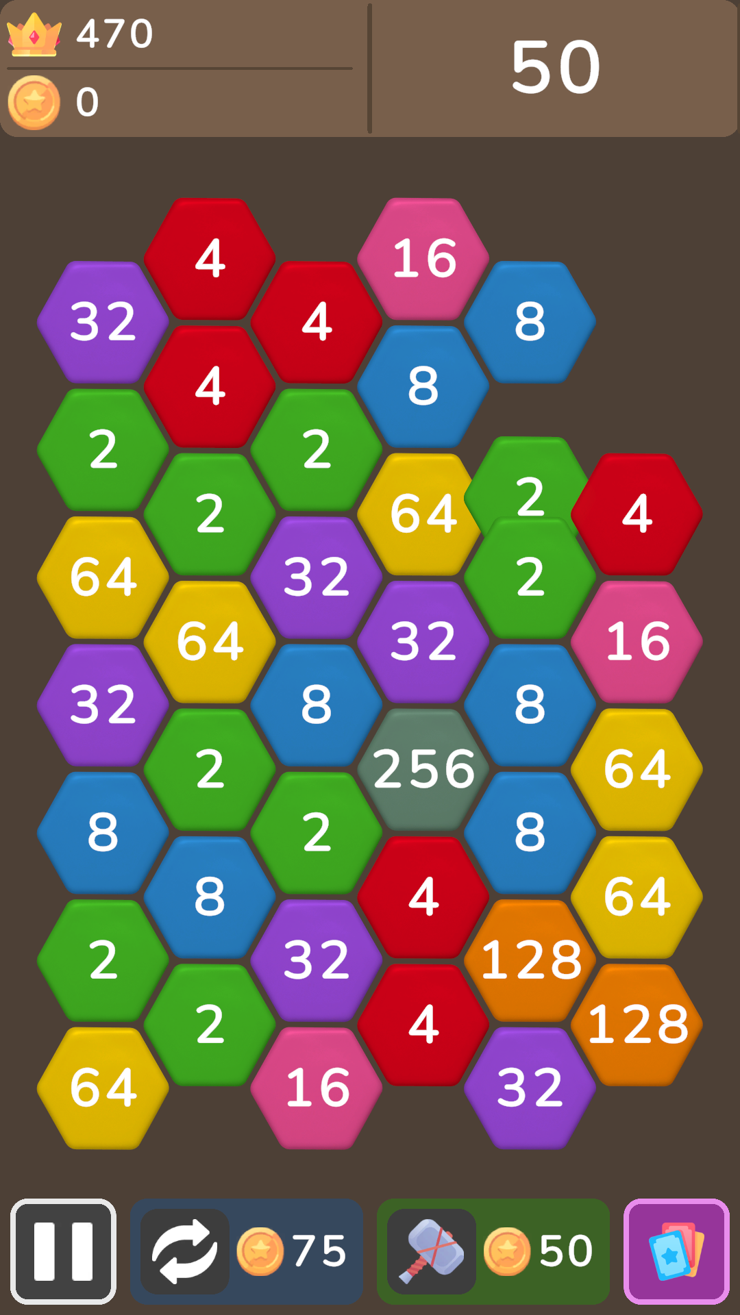 Hexa Merge 2048 screenshot 6