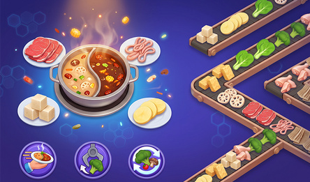 Hotpot Sort: Food Puzzle