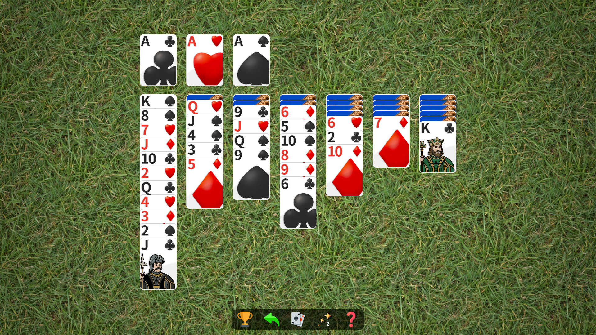 Пасьянс Юкон: Крупные карты — screenshot 3