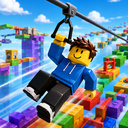 Obby: AI-level-Generator + 1 Zipline descent!