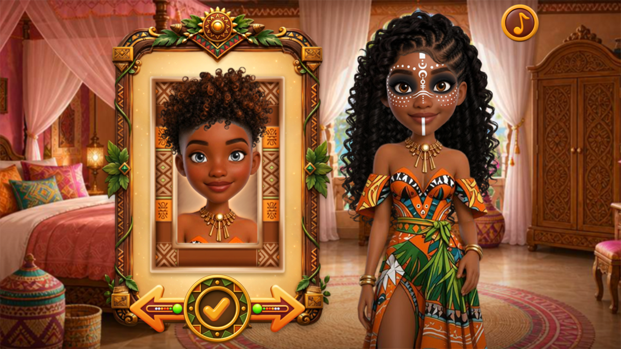 African Princesses: Style Island — screenshot 3