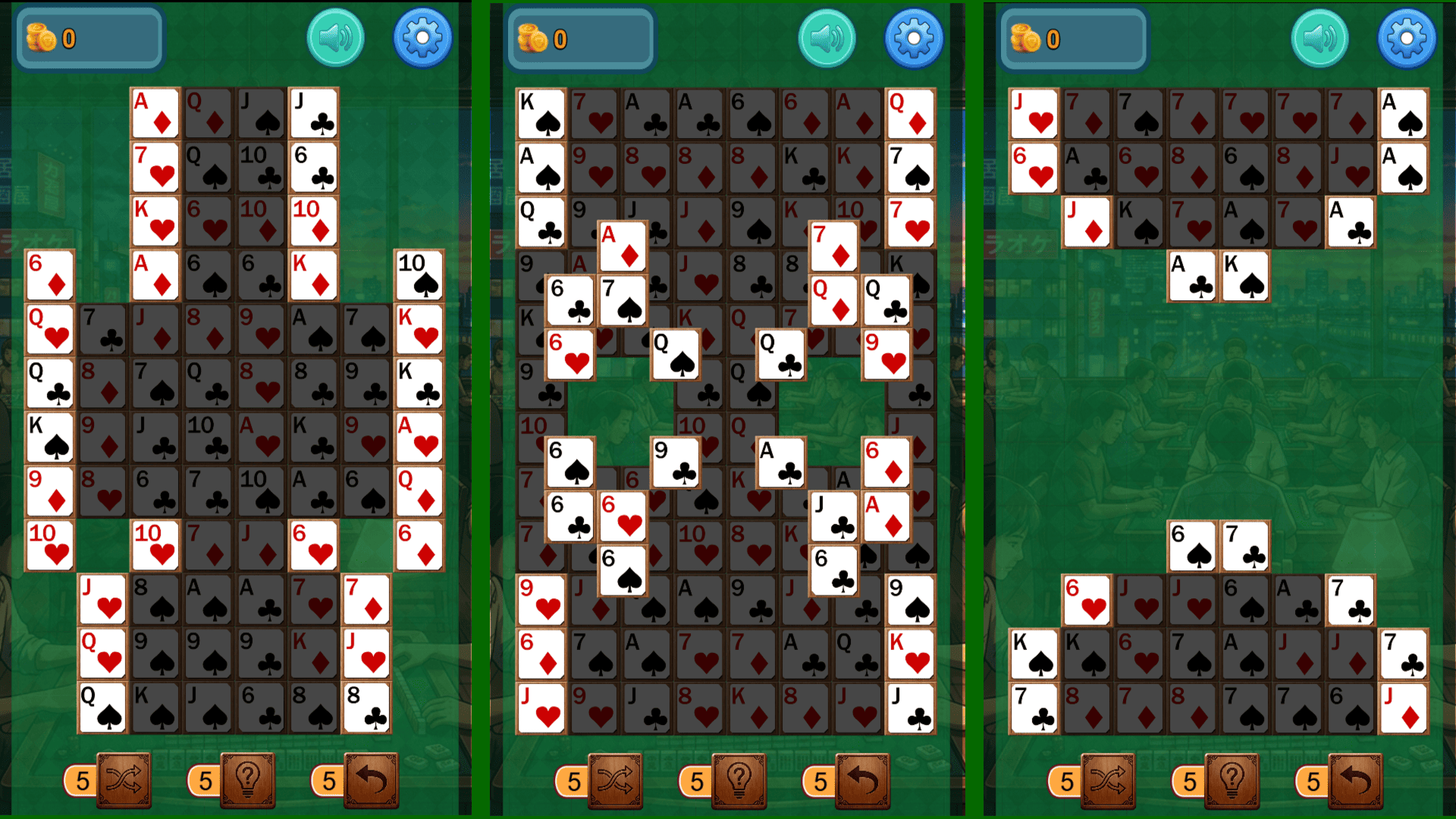 Карточный Маджонг — screenshot 1