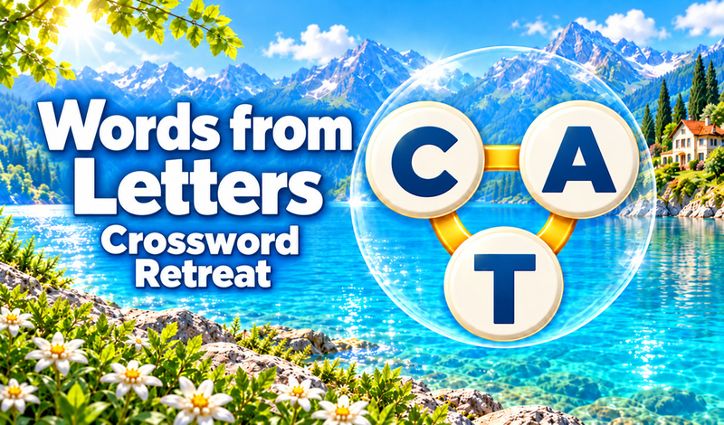 Words from Letters: Crossword Retreat