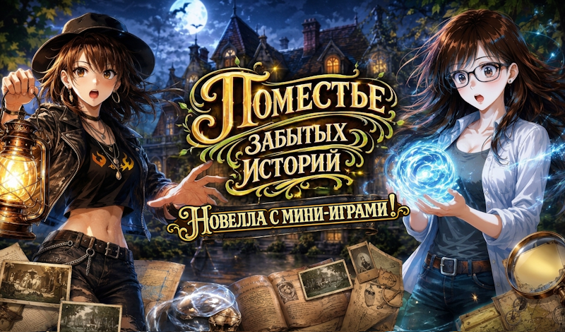 Поместье забытых историй - Новелла с мини-играми! game cover
