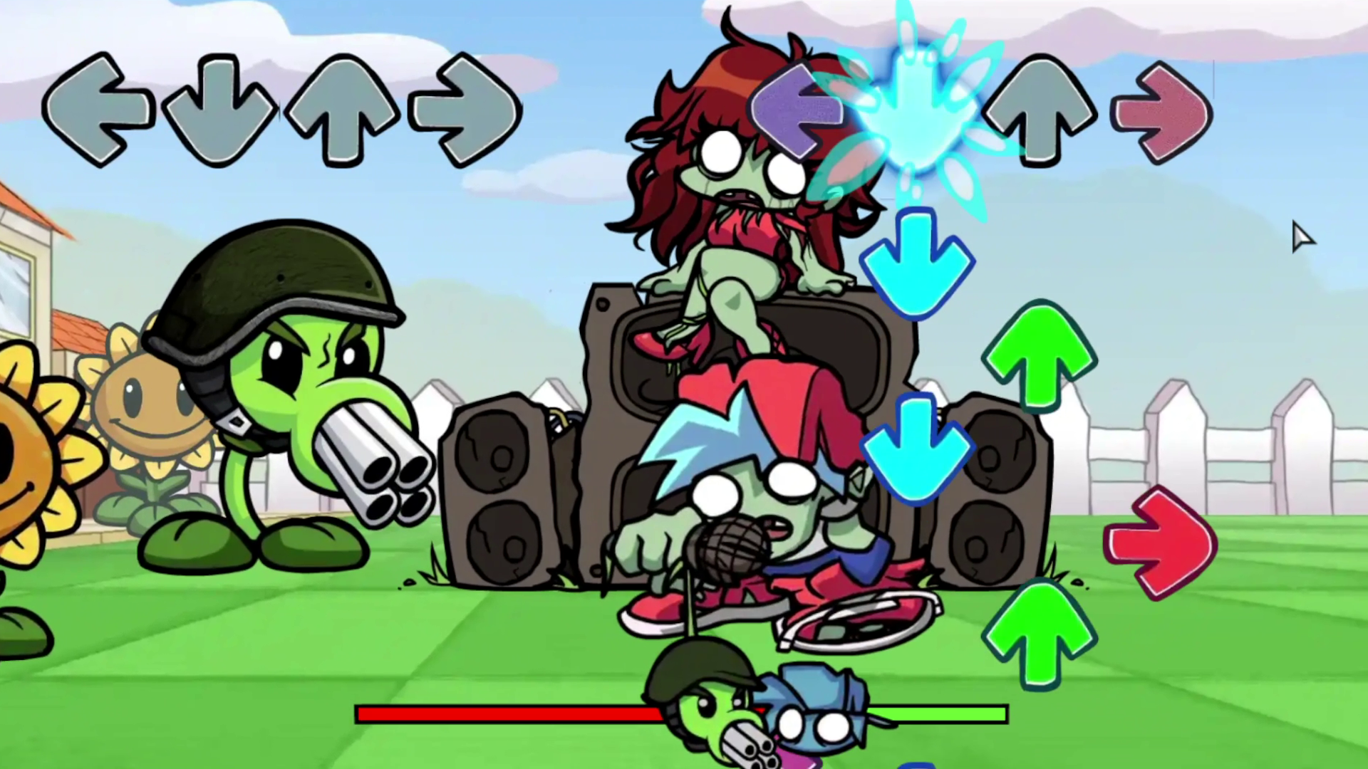 Friday Night Funkin' Plants vs. Rappers screenshot