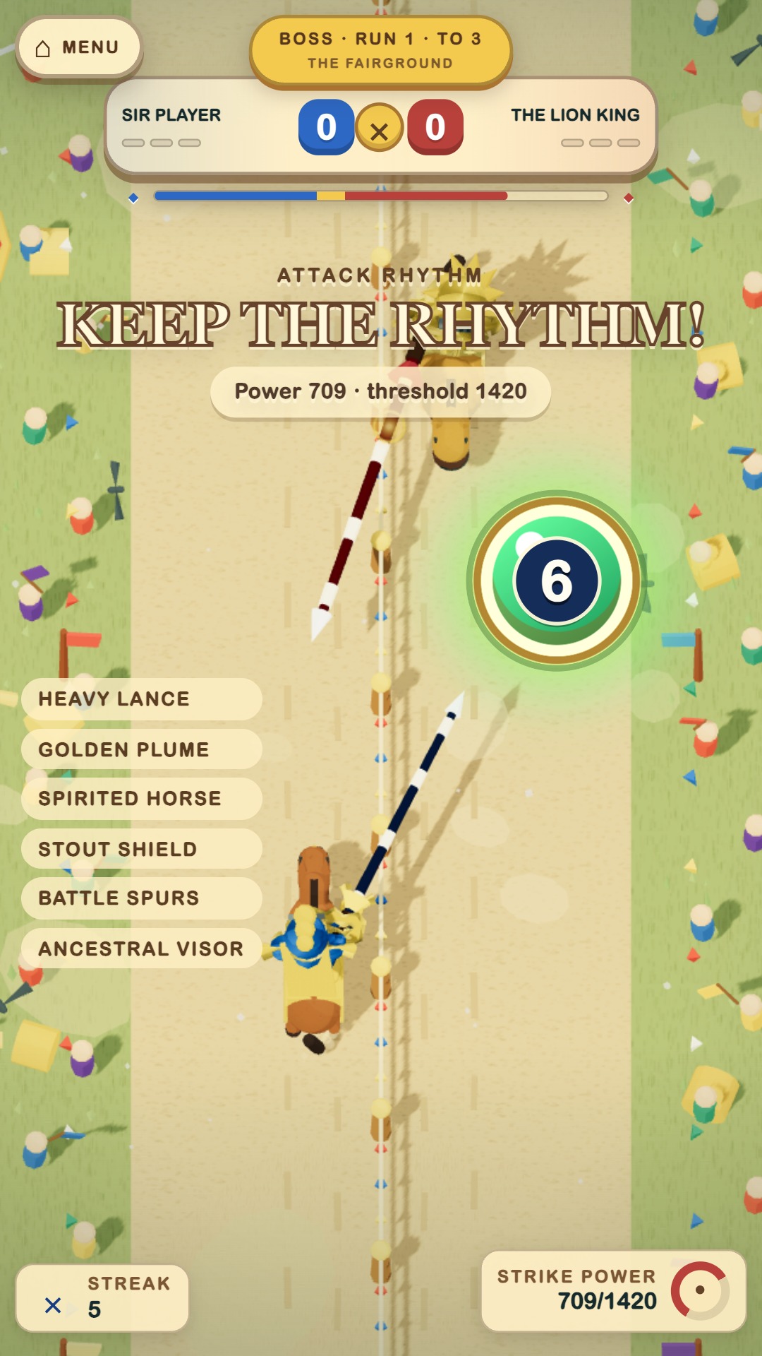 Knightly Tourney: Lance Rhythm screenshot 6