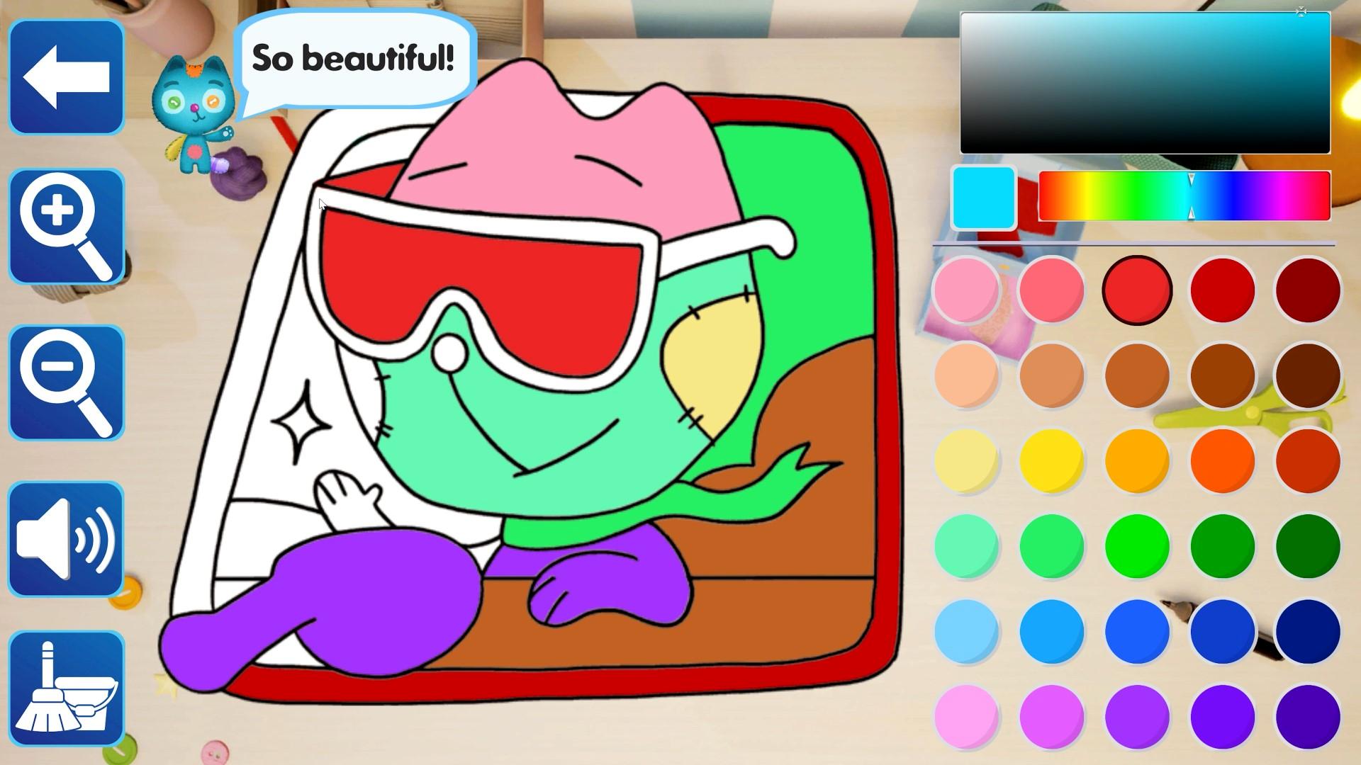 Kitten Mormitten Coloring Book screenshot