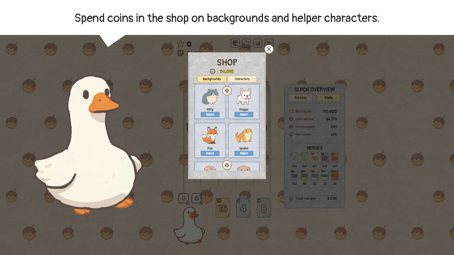 Cards, Merge and Two Geese: 2048 — screenshot 12