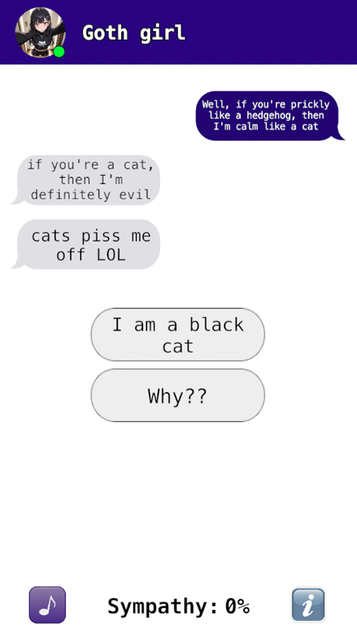 Chat with goth girlfriend screenshot 6