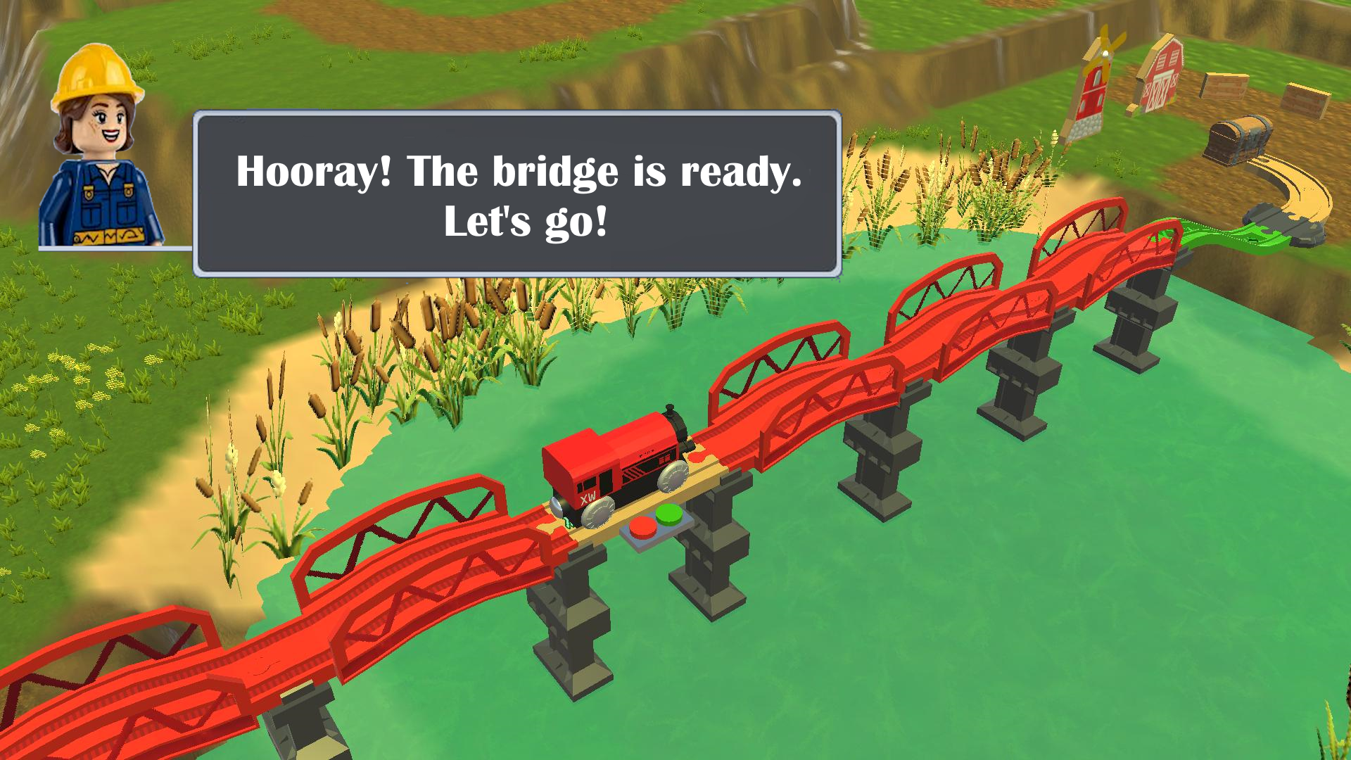 Wooden Railroad: Toy Train Builder screenshot