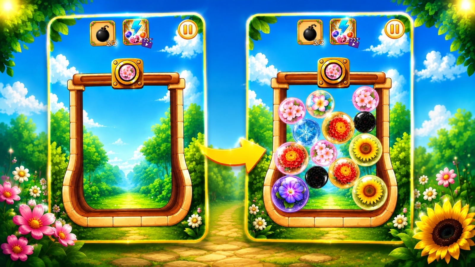 Flowers Balls — screenshot 1