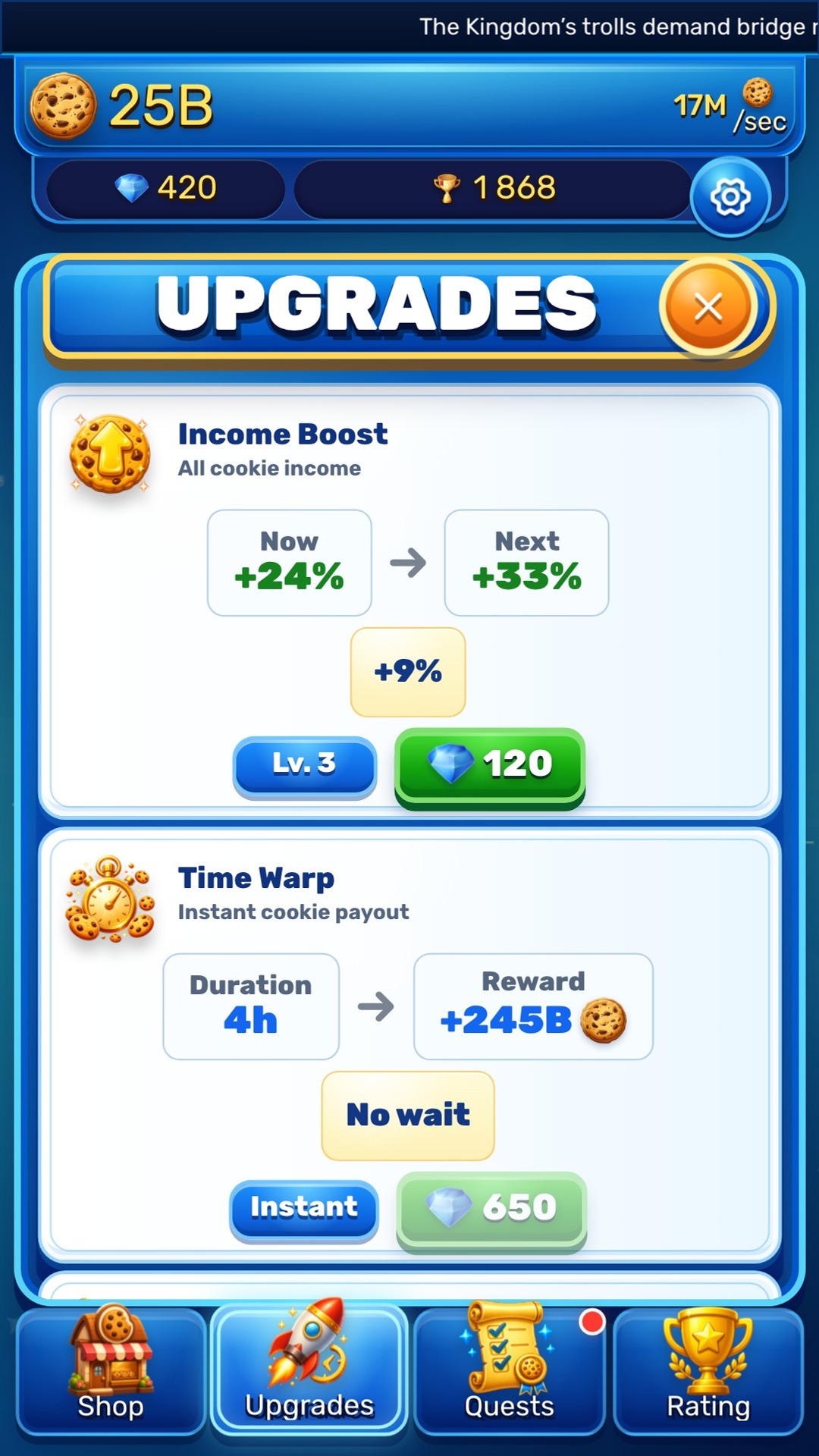 Cookie Clicker screenshot 10