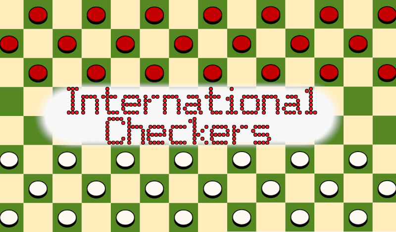 International Checkers game cover
