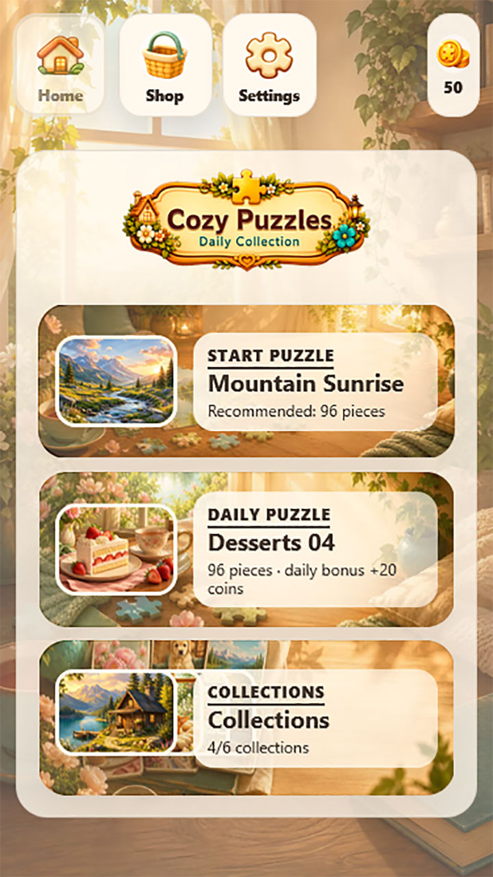 Cozy Puzzles: Daily Collection screenshot 7