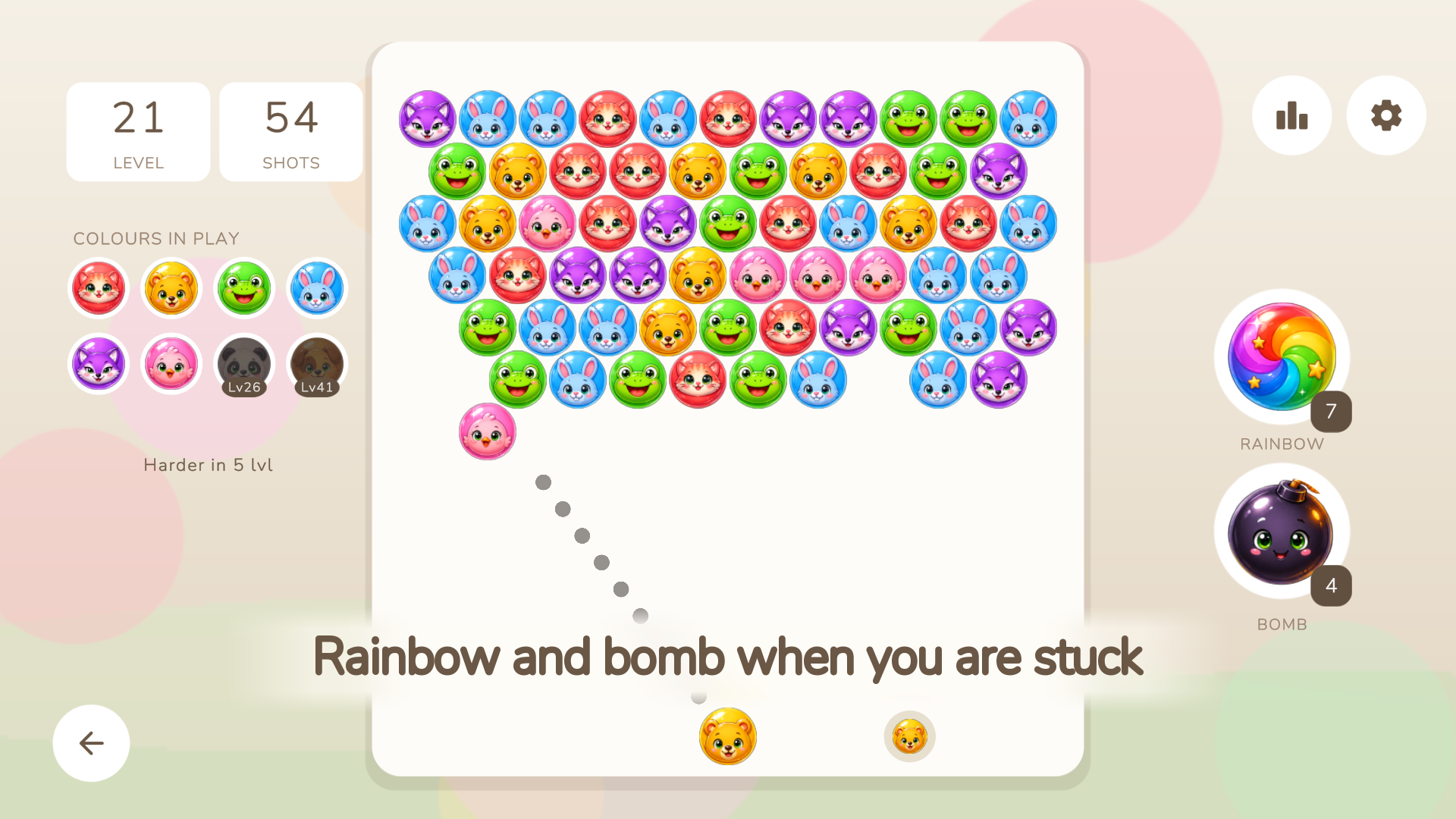 Bubble Shooter: Cozy Animals — screenshot 3