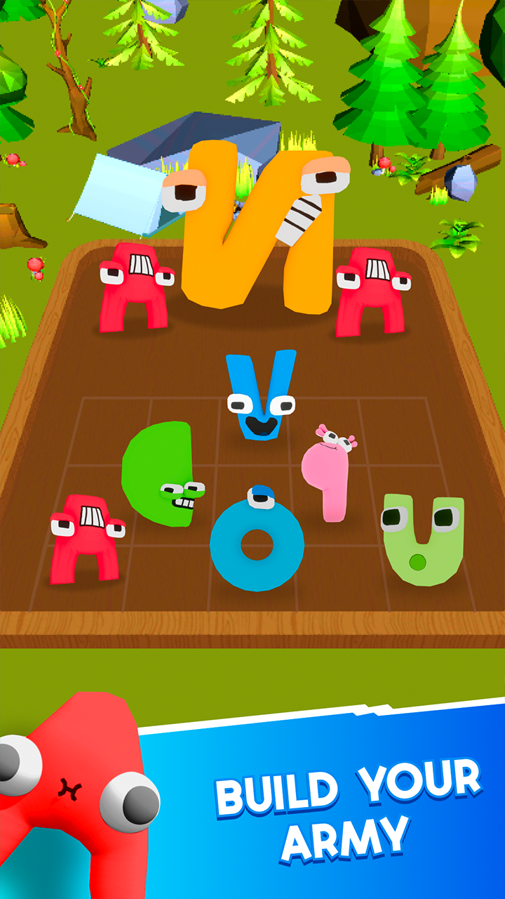 Alphabet Merge and Fight screenshot 5