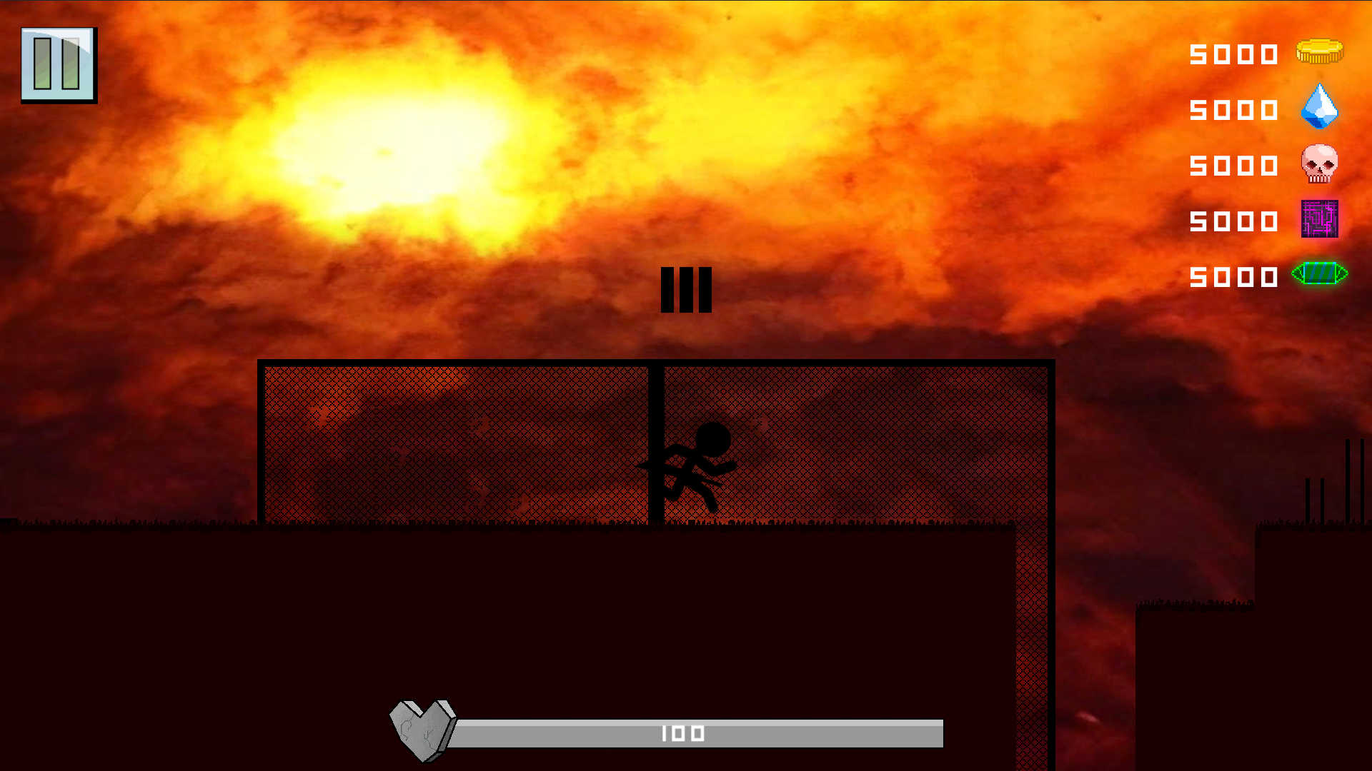 Stickman! Powerful monster slicing screenshot