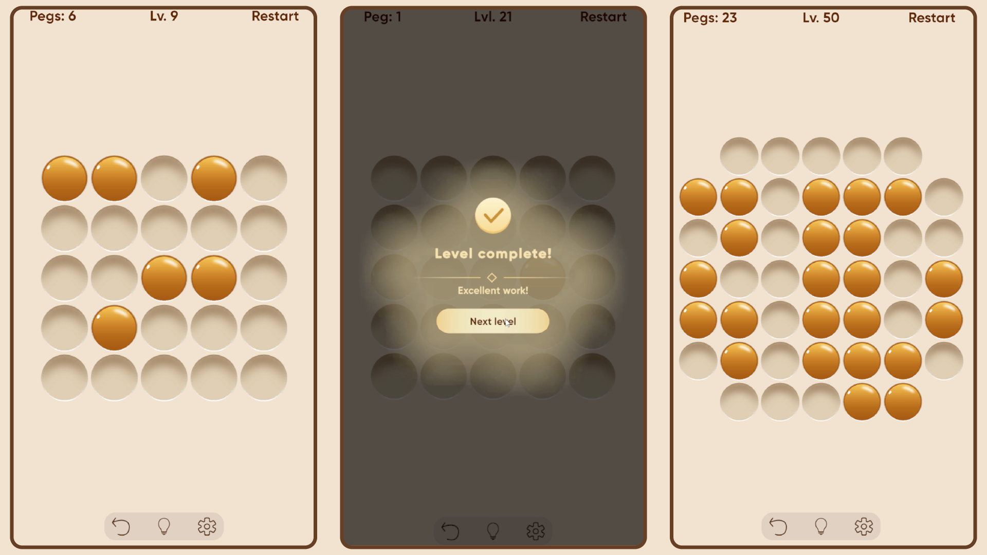Peg Solitaire Puzzle — screenshot 1