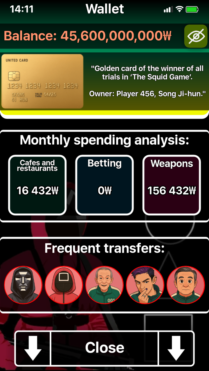 Squid Game: Check Phone 456 screenshot 10