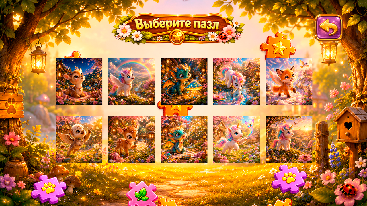 Уютные истории: Пазлы с милыми животными — screenshot 2